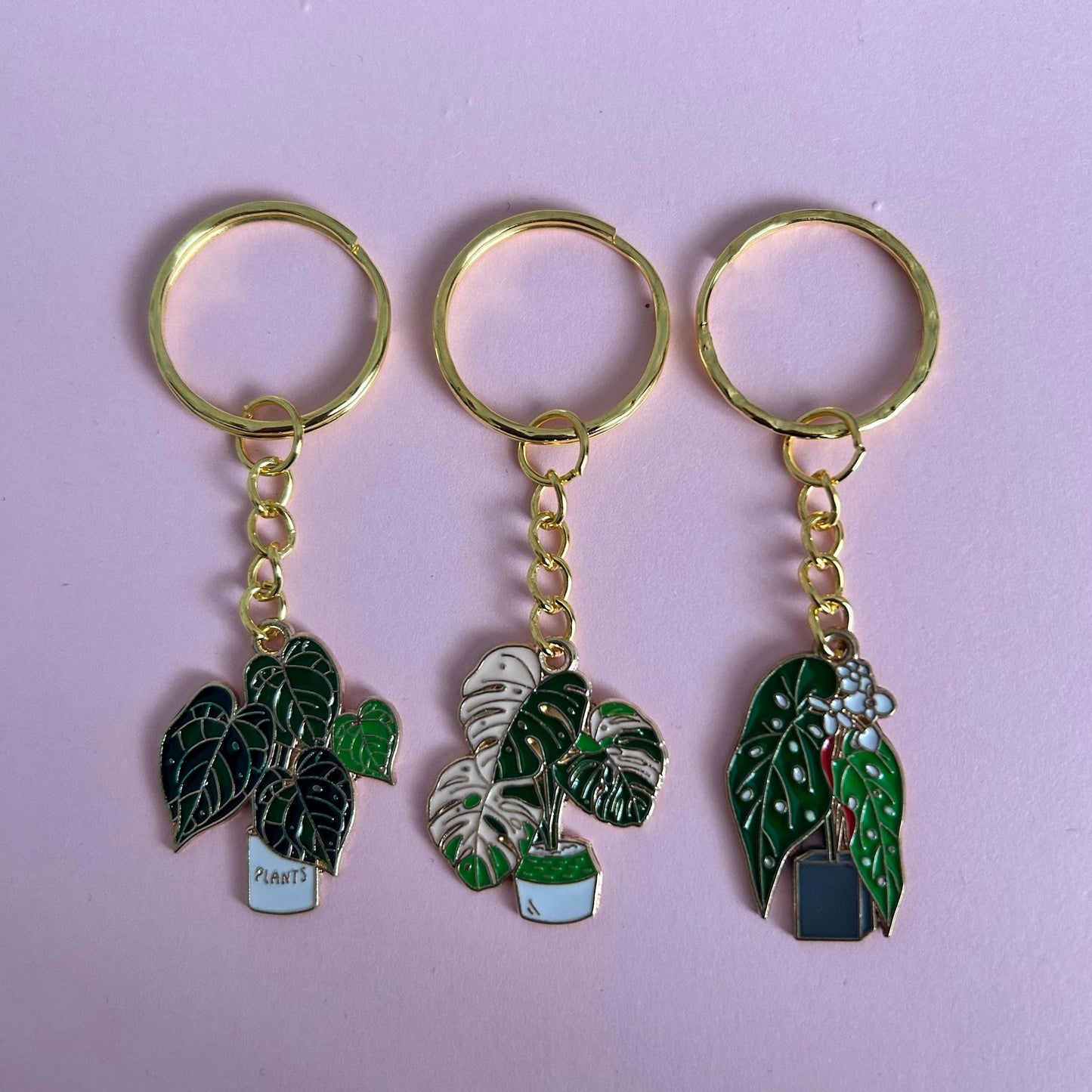 Plant Keyring's Enamel Charm