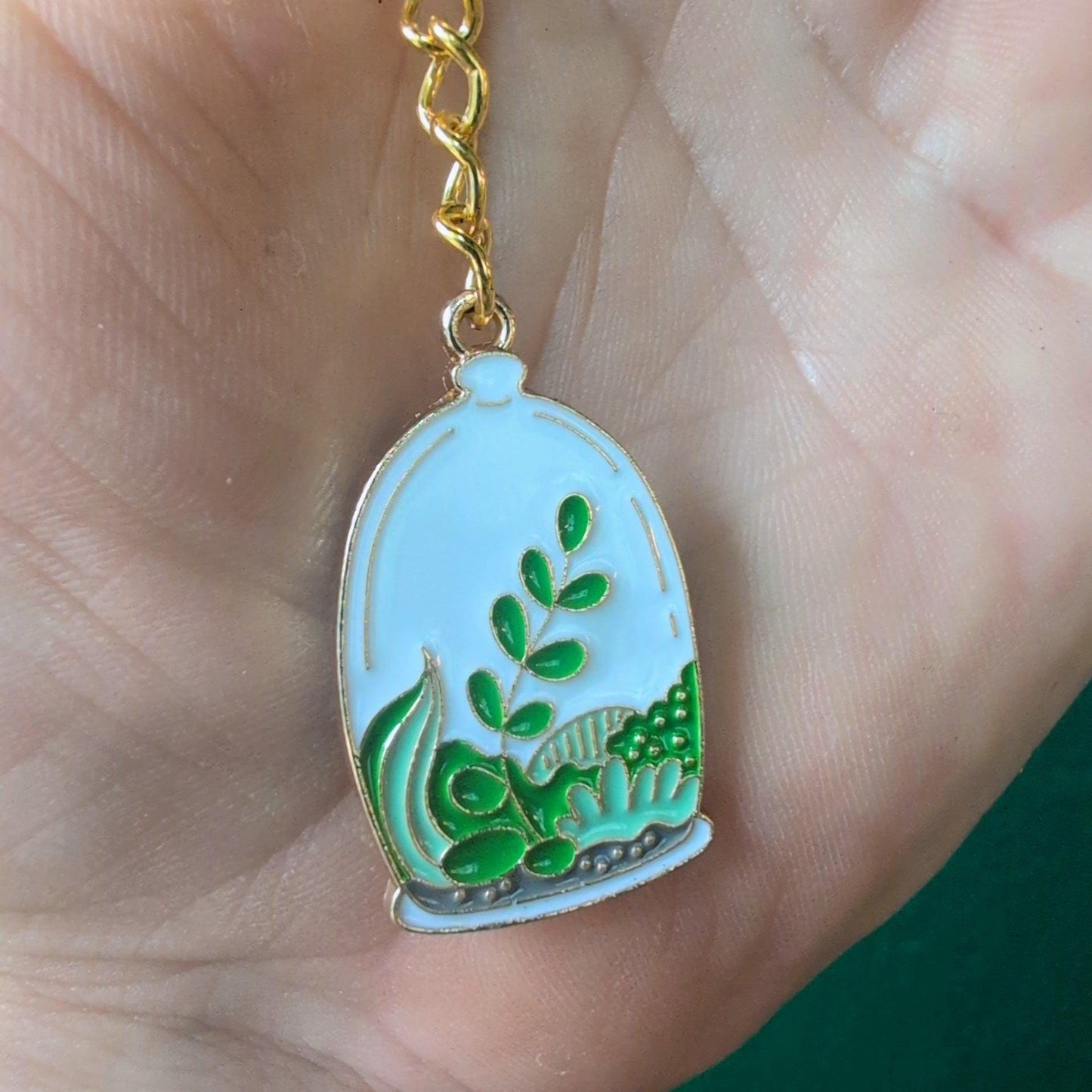 Plant Keyring's Enamel Charm