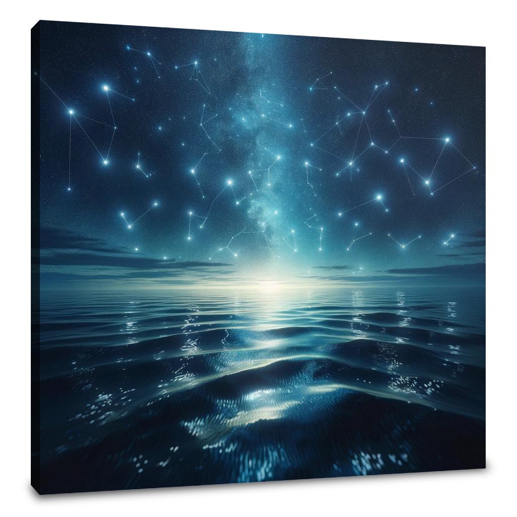 Nautical Starlight Canvas