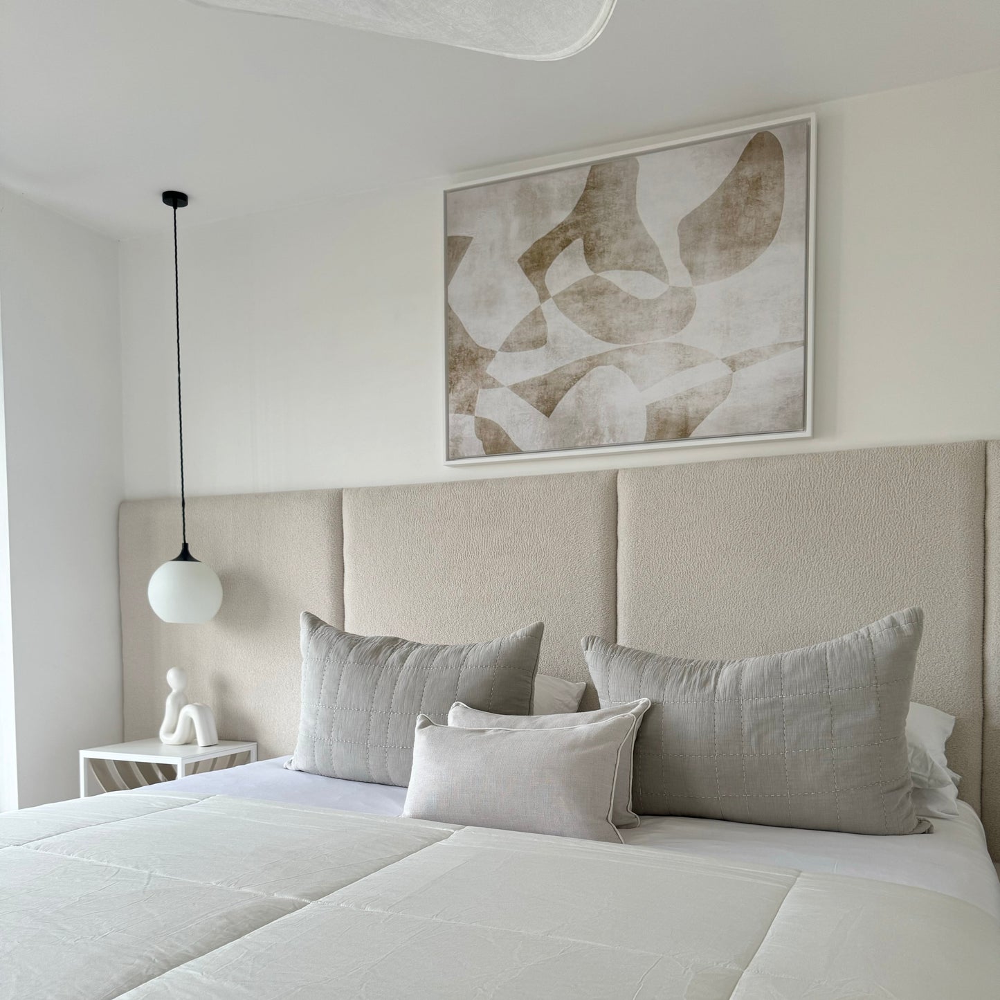 Instrumental Landscape Framed Printed Canvas