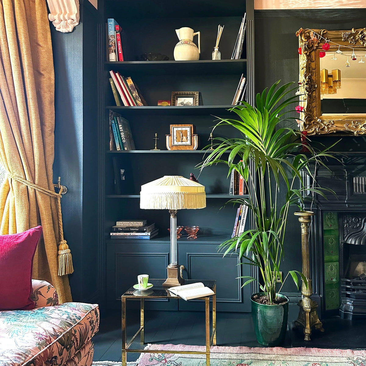 The Peggy Silk Fringed Lampshade - Ivory