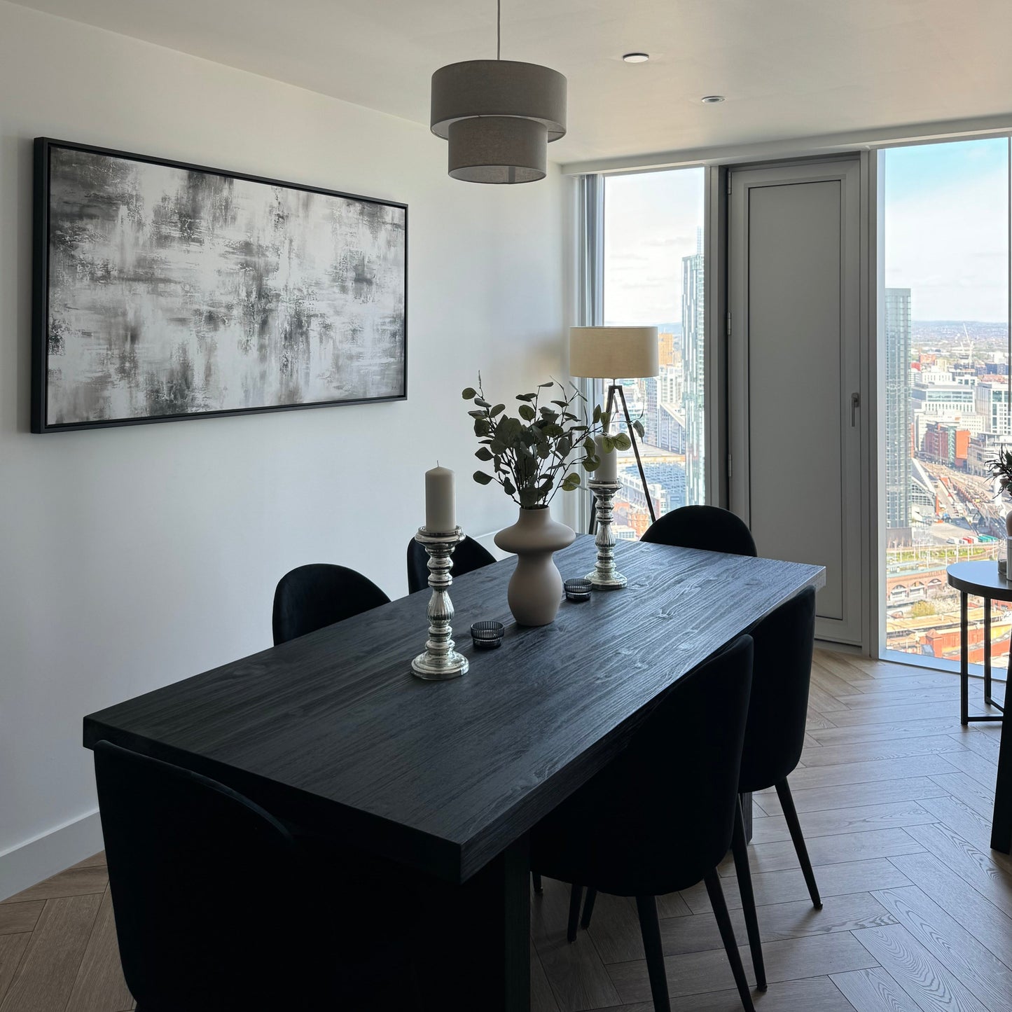 Allure Panoramic Framed Printed Canvas