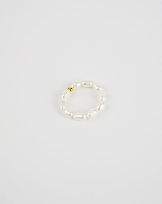 Beaded Pearl Ring