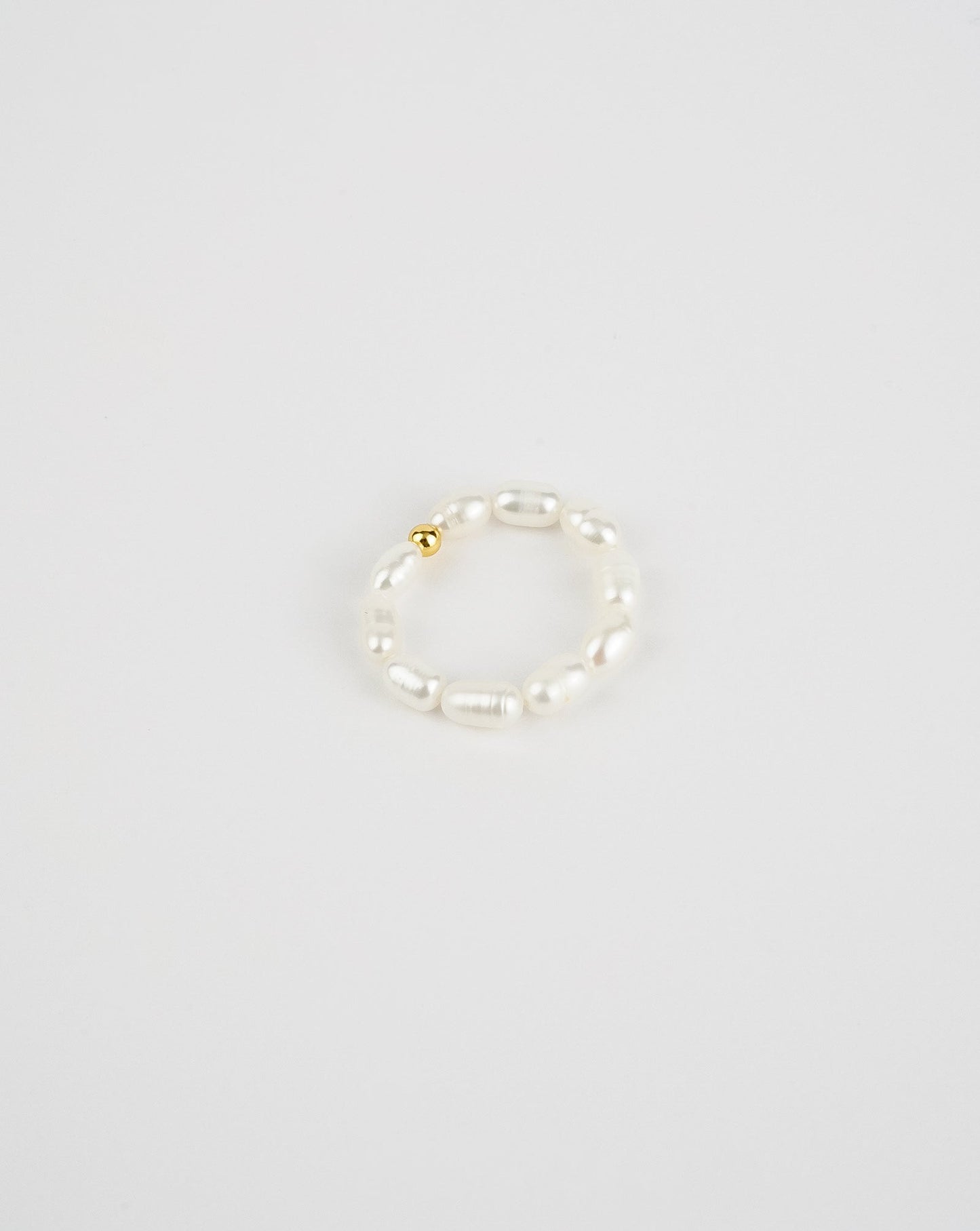 Beaded Pearl Ring