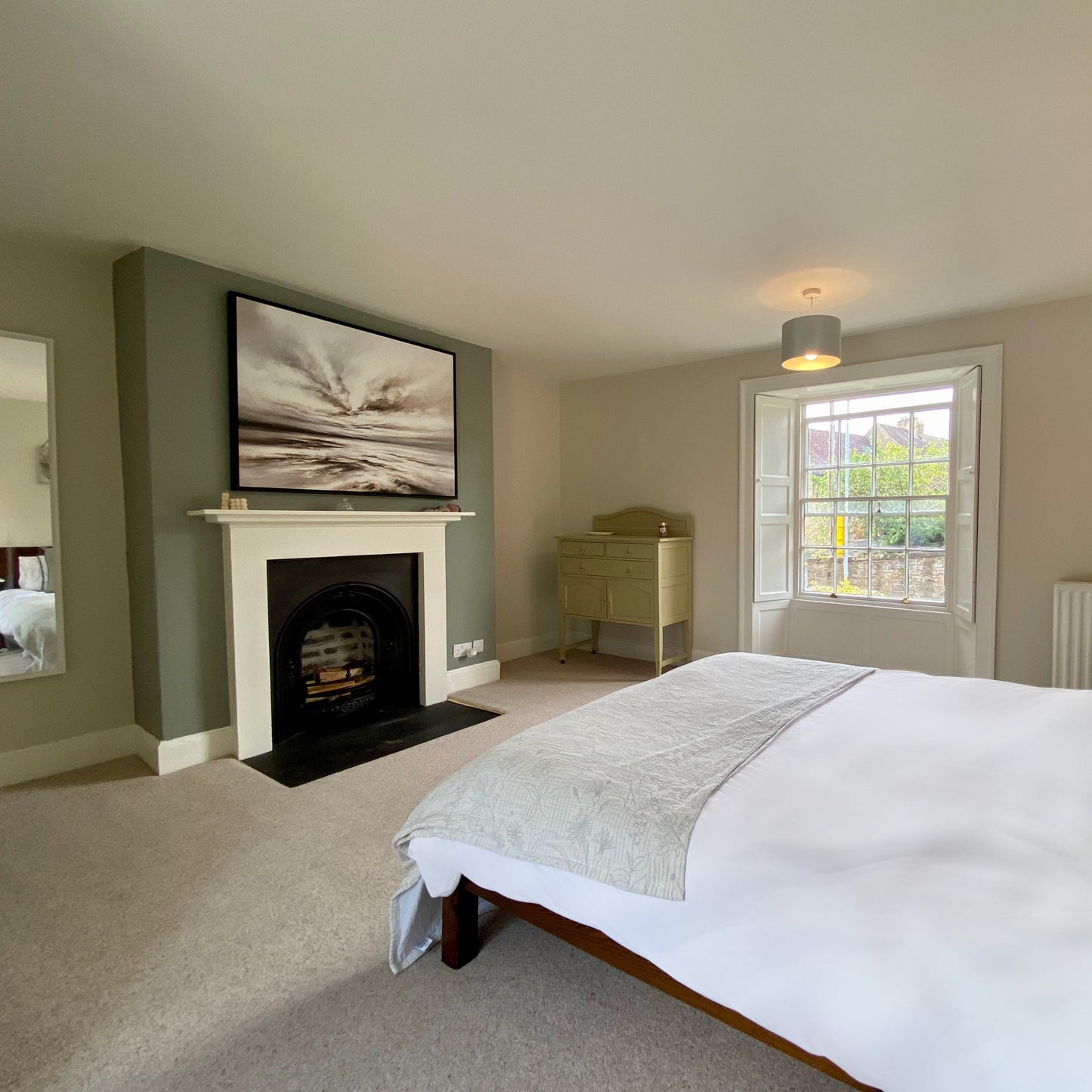 Drift Landscape Framed Printed Canvas