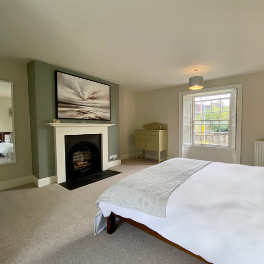 Drift Landscape Framed Printed Canvas