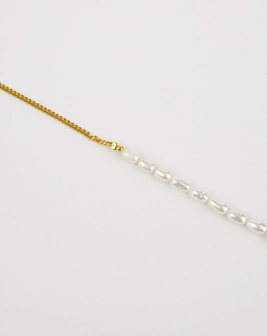 Half Chain Pearl Bracelet