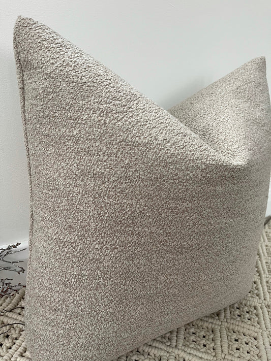The Couture Cushion - The Luxury Natural Boucle - Style No. 16