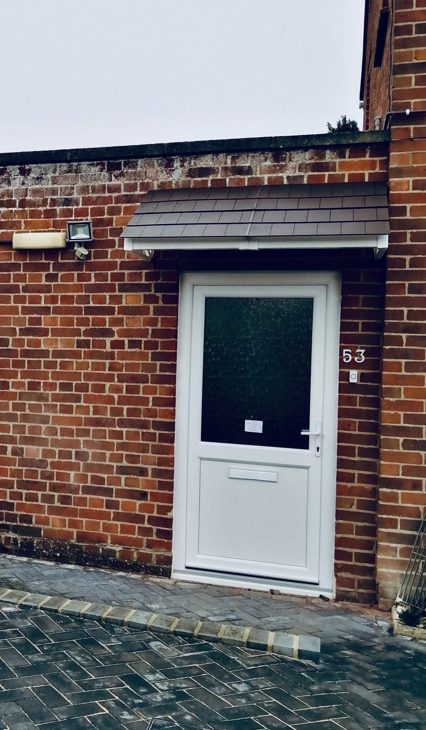 Cosgrove Lean-To Door Canopy - Flat Pack Porch Canopy