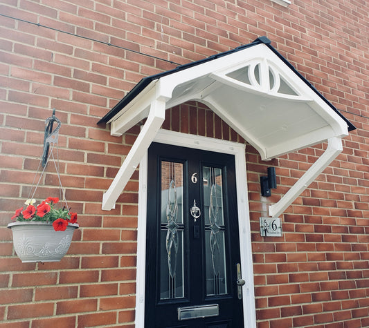 Astwell Door Canopy 149cm - Flat Pack Porch Canopy
