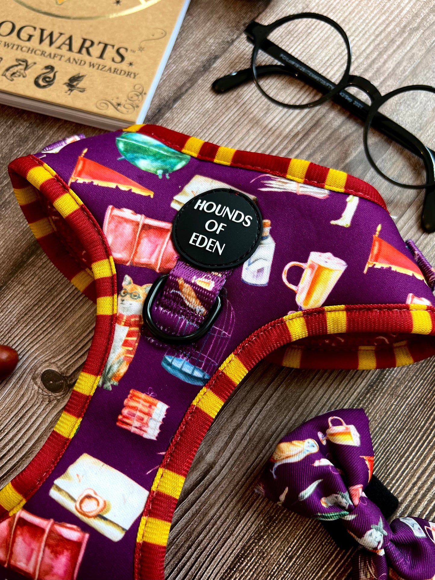 Harry Pawter Design Dog Collar