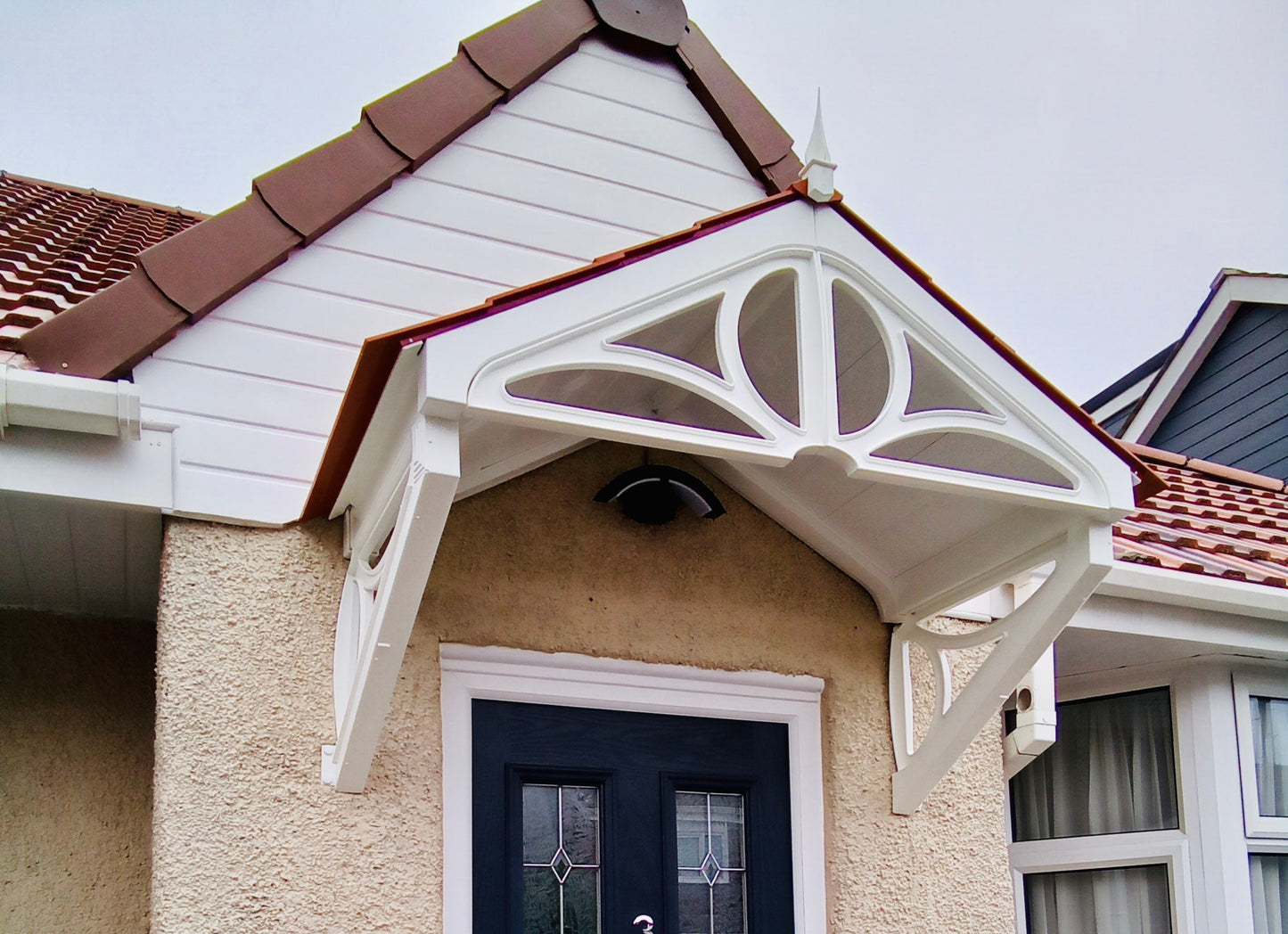 Althorp Door Canopy 149cm - Flat Pack Porch Canopy