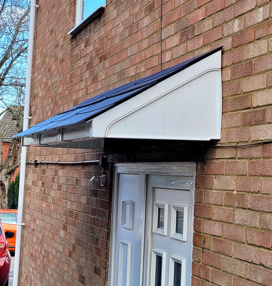 Cransley Lean-To Door Canopy - Flat Pack Porch Canopy