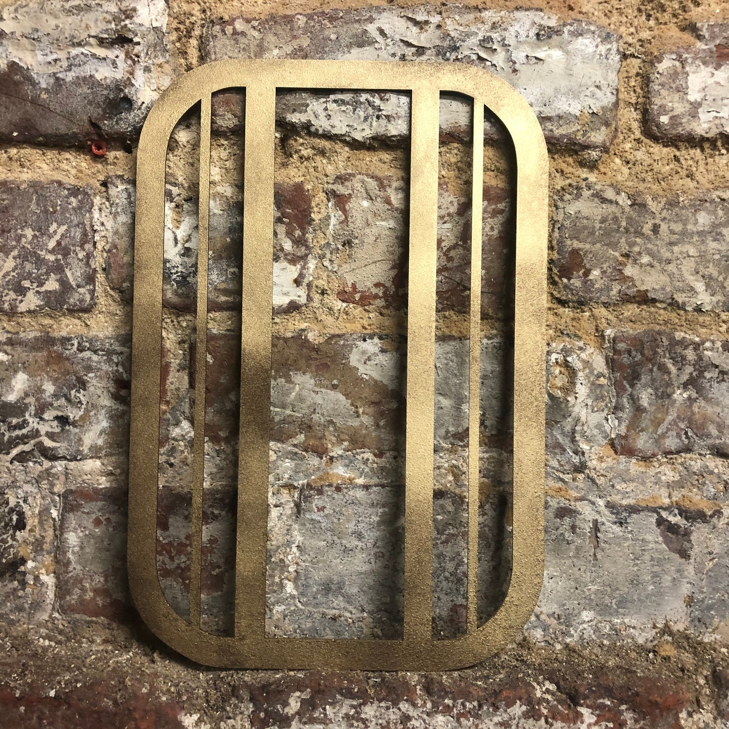 Gold Distressed 5" or 12" Art Deco Lettering A-Z 0-9