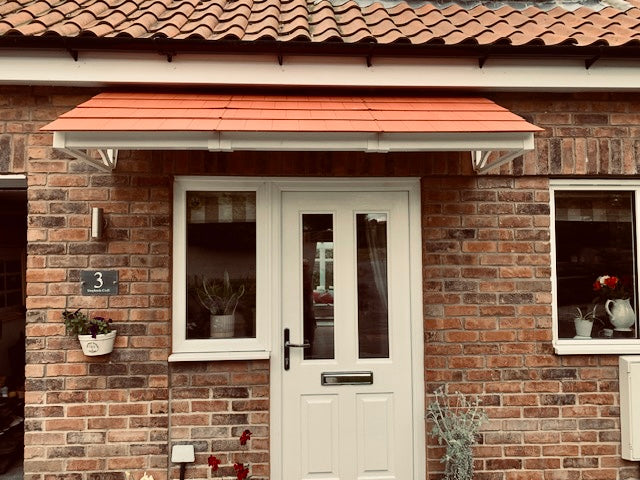 Cosgrove Lean-To Door Canopy - Flat Pack Porch Canopy