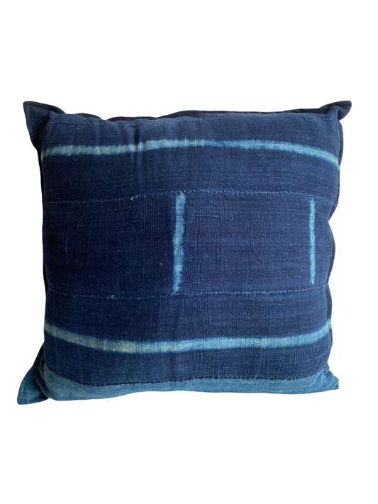 Indigo/Baule Cloth Cushions 50x50cm