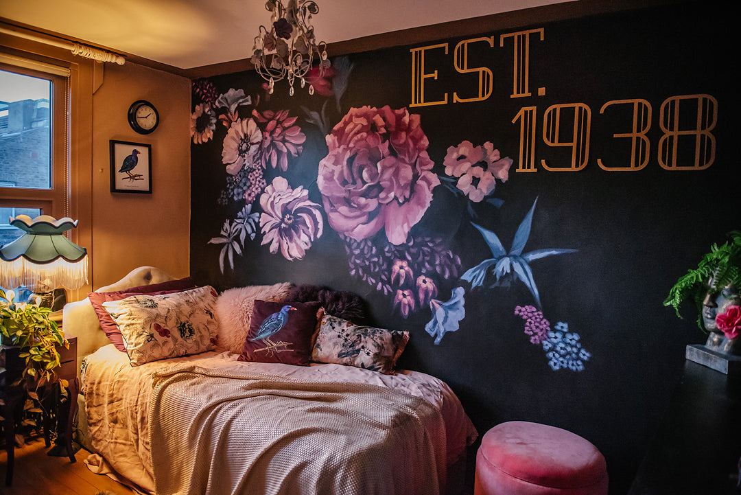 Gold Distressed 5" or 12" Art Deco Lettering A-Z 0-9