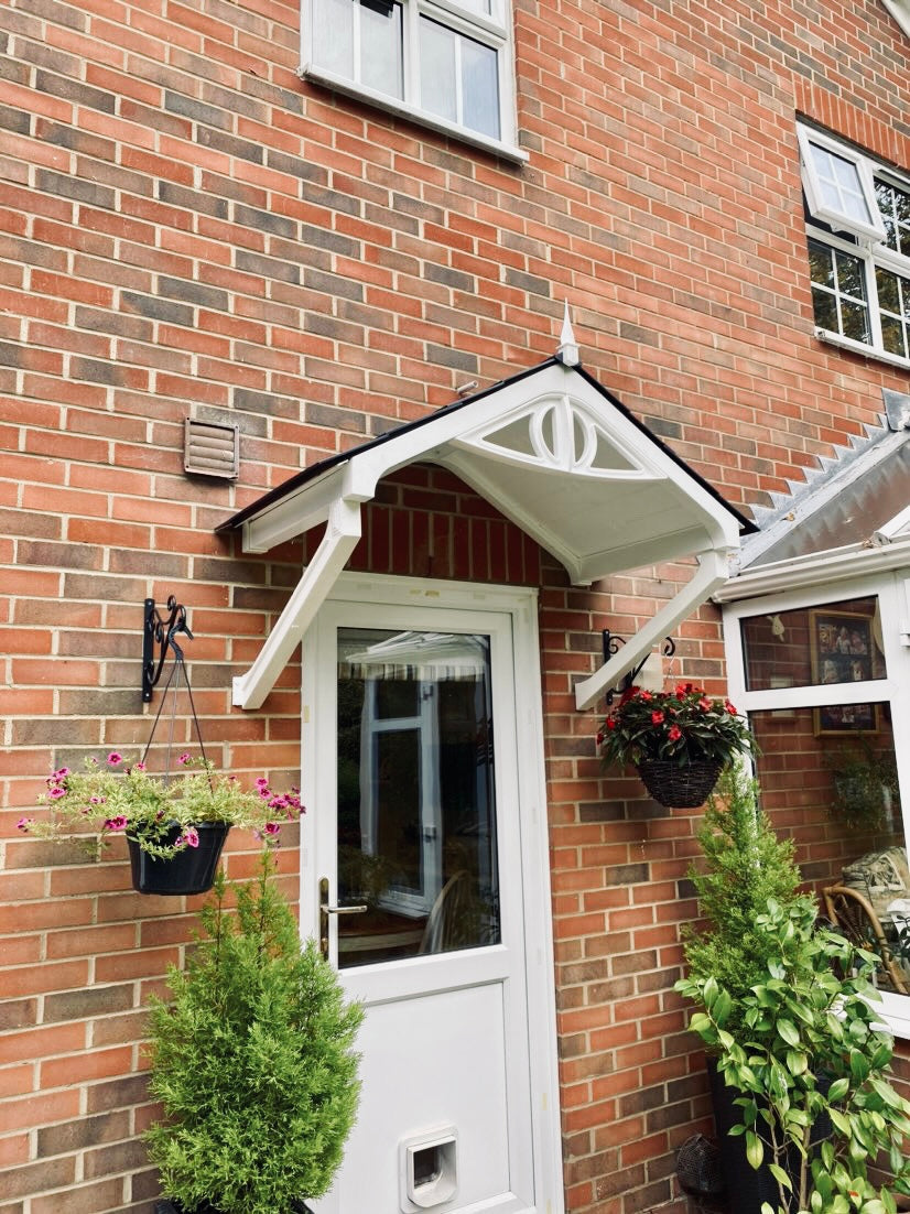 Astwell Door Canopy 149cm - Flat Pack Porch Canopy