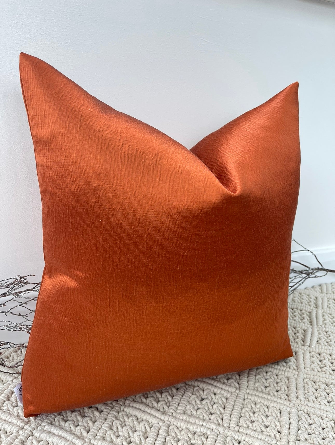 The Couture Cushion - The Orange Laura - Style No. 112