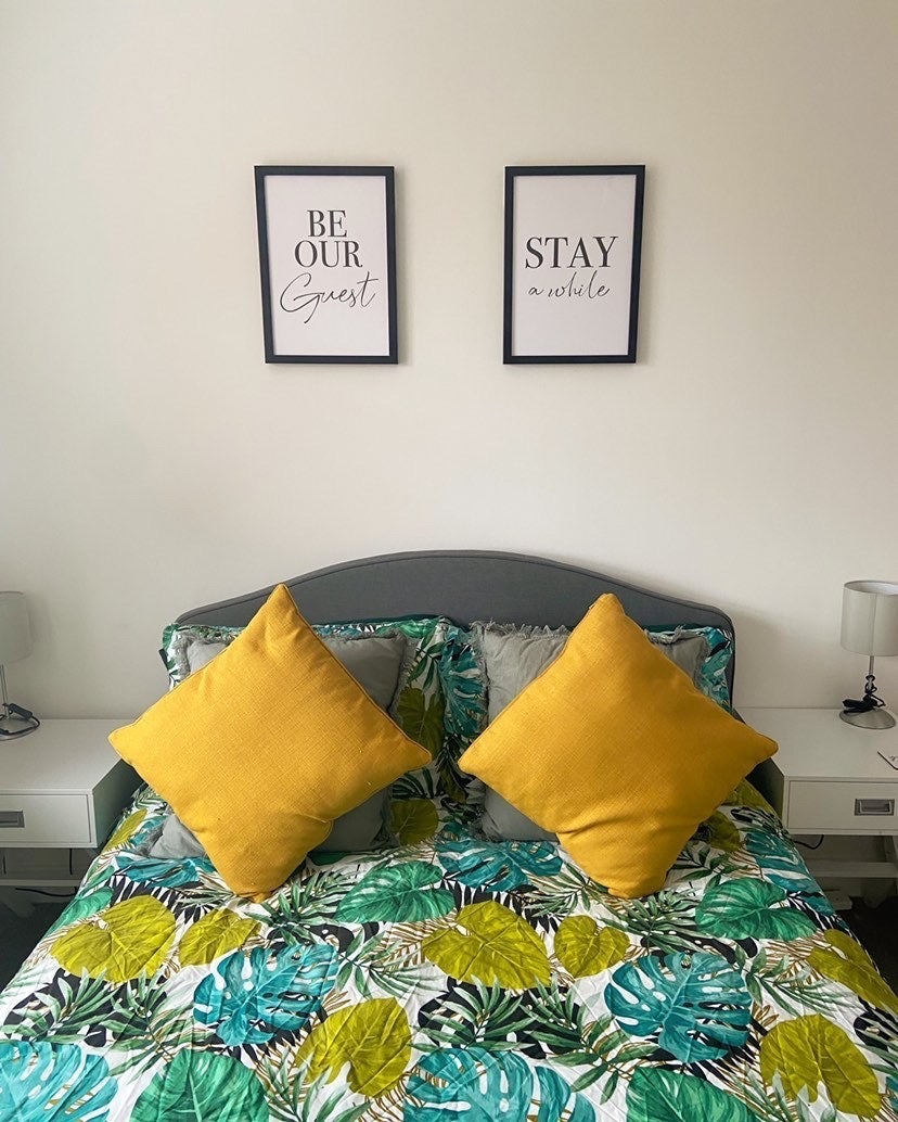 Be Our Guest New Bedroom Guest Room Wall Decor Print