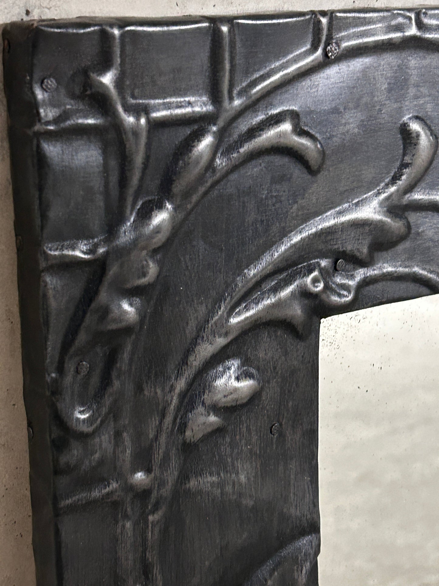 Pressed Tin Ceiling Tile Mirror (RW03)