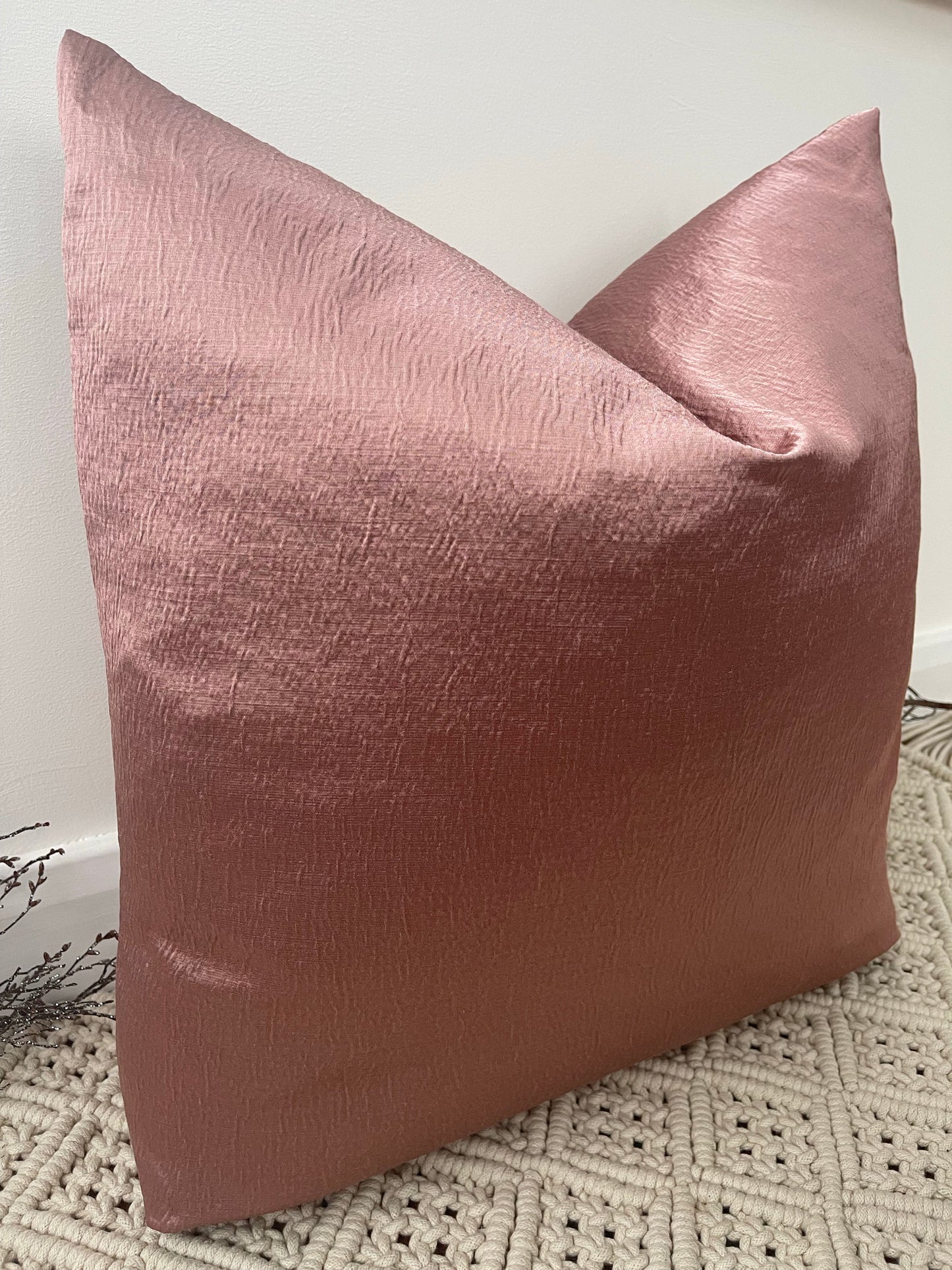 The Couture Cushion - The Dusty Pink Laura - Style No. 25