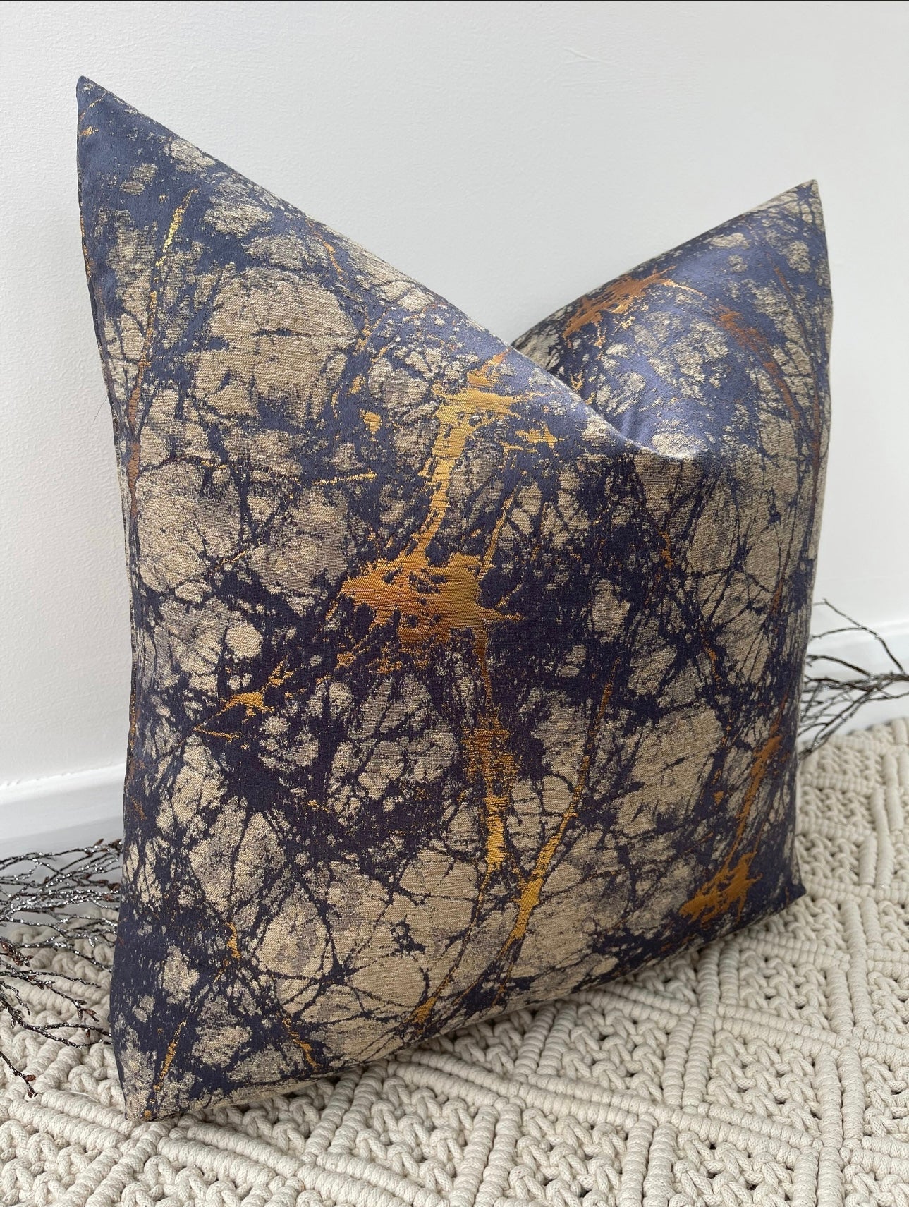 The Couture Cushion - The Navy Cooper - Style No. 115