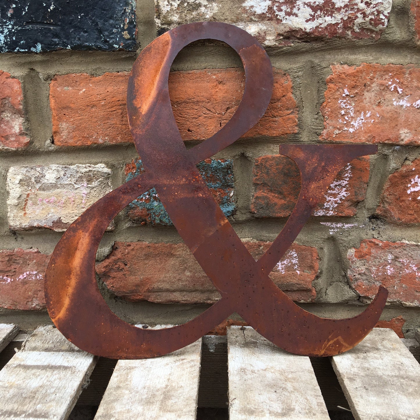 Classic Rusty Metal Letters 5" And 12" A-Z 0-9 Rustic Signs For The Home And Garden