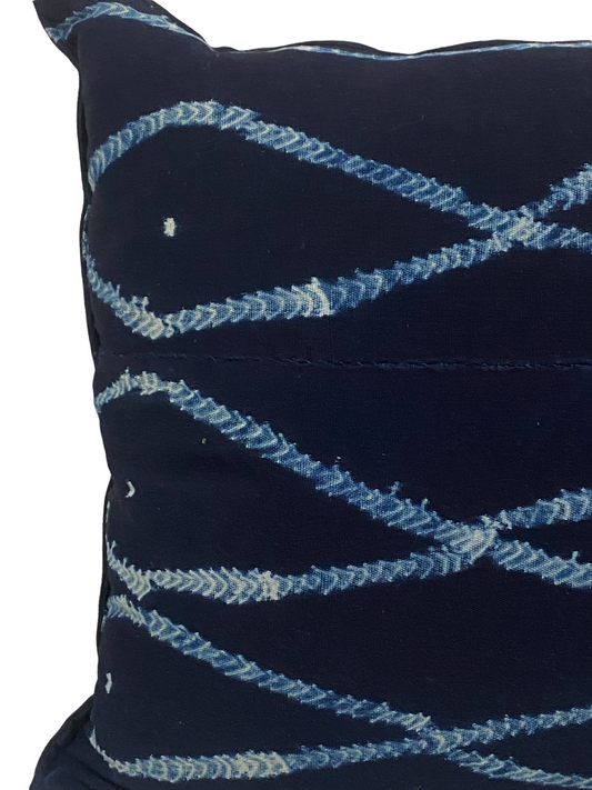 Indigo/Baule Cloth Cushions - (115)
