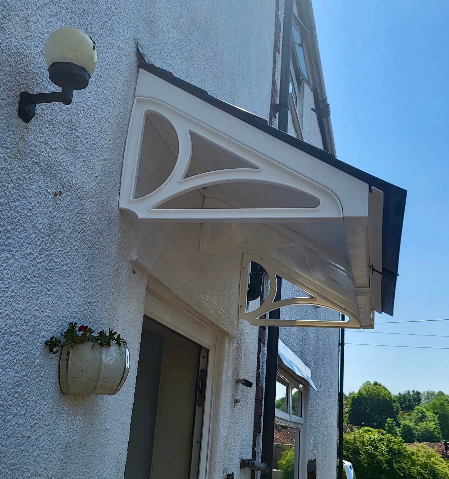 Cosgrove Lean-To Door Canopy - Flat Pack Porch Canopy