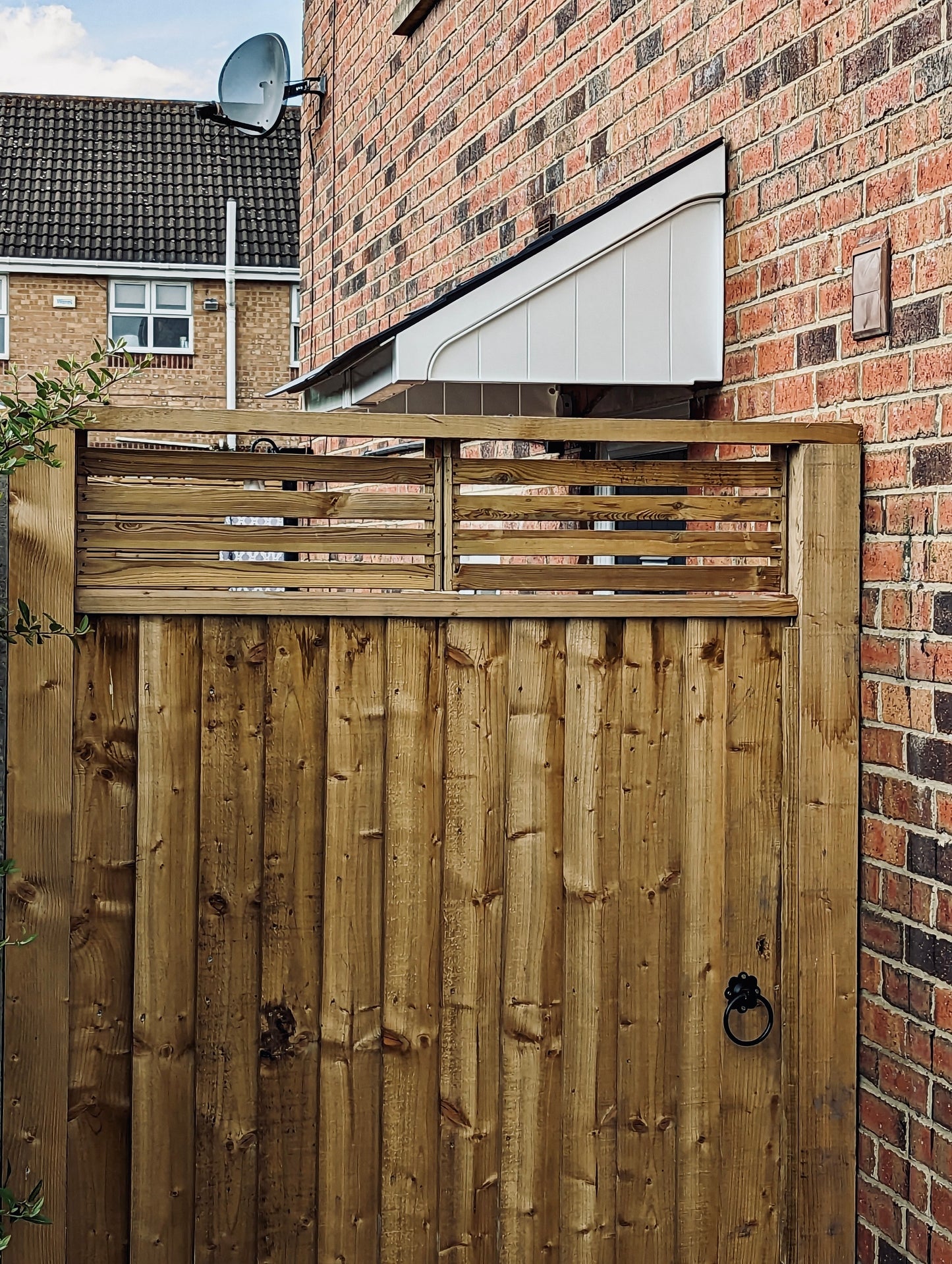 Cransley Lean-To Door Canopy - Flat Pack Porch Canopy