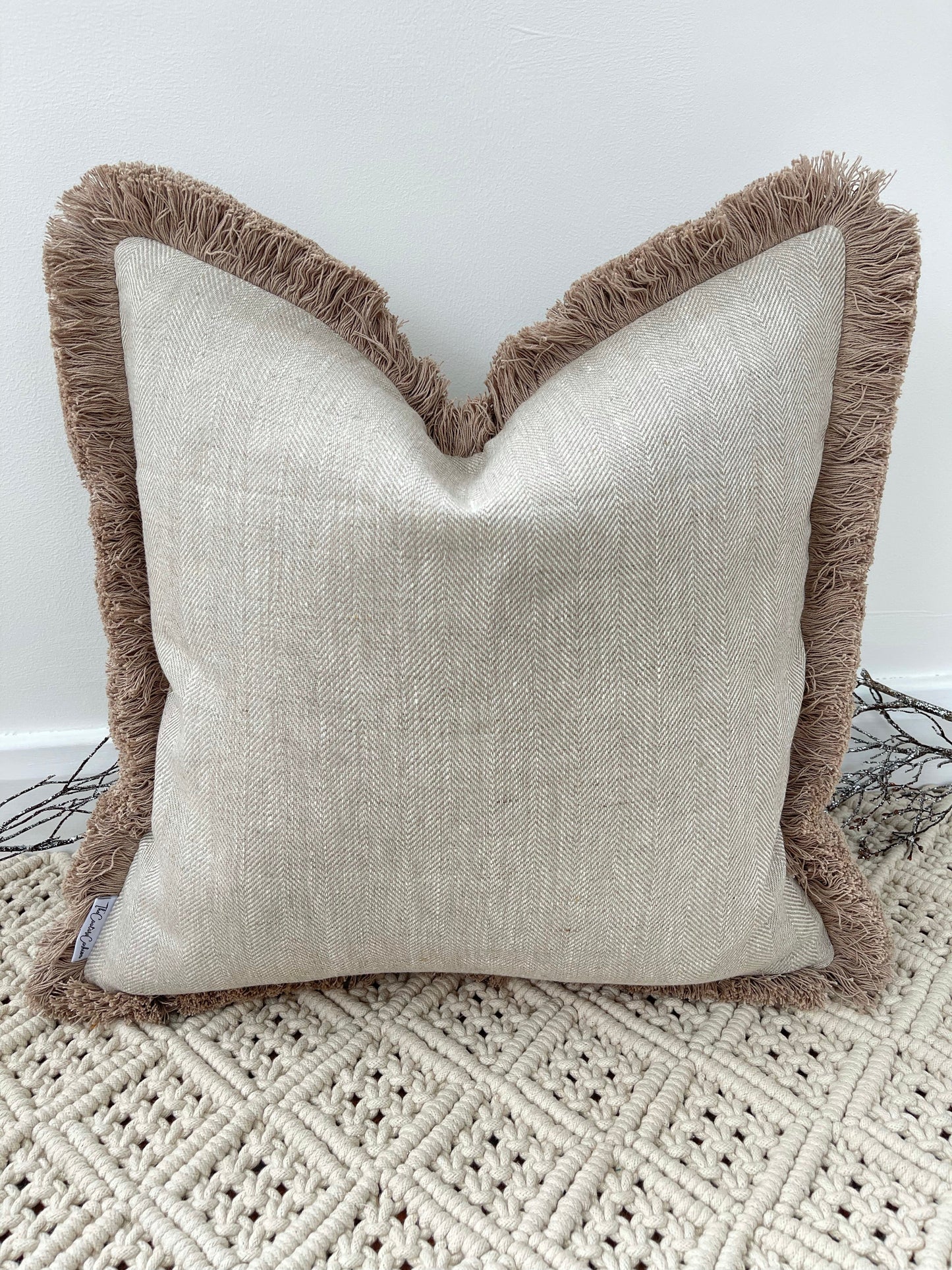 The Couture Cushion - The Linen Salton - Style No. 17