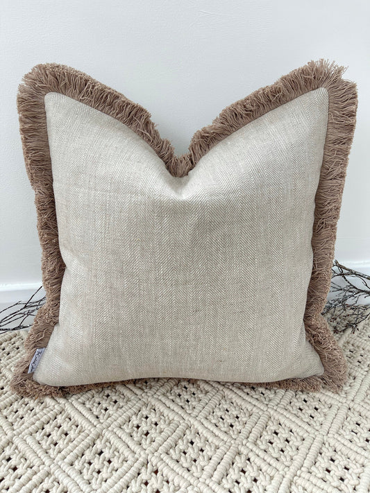The Couture Cushion - The Linen Salton - Style No. 17