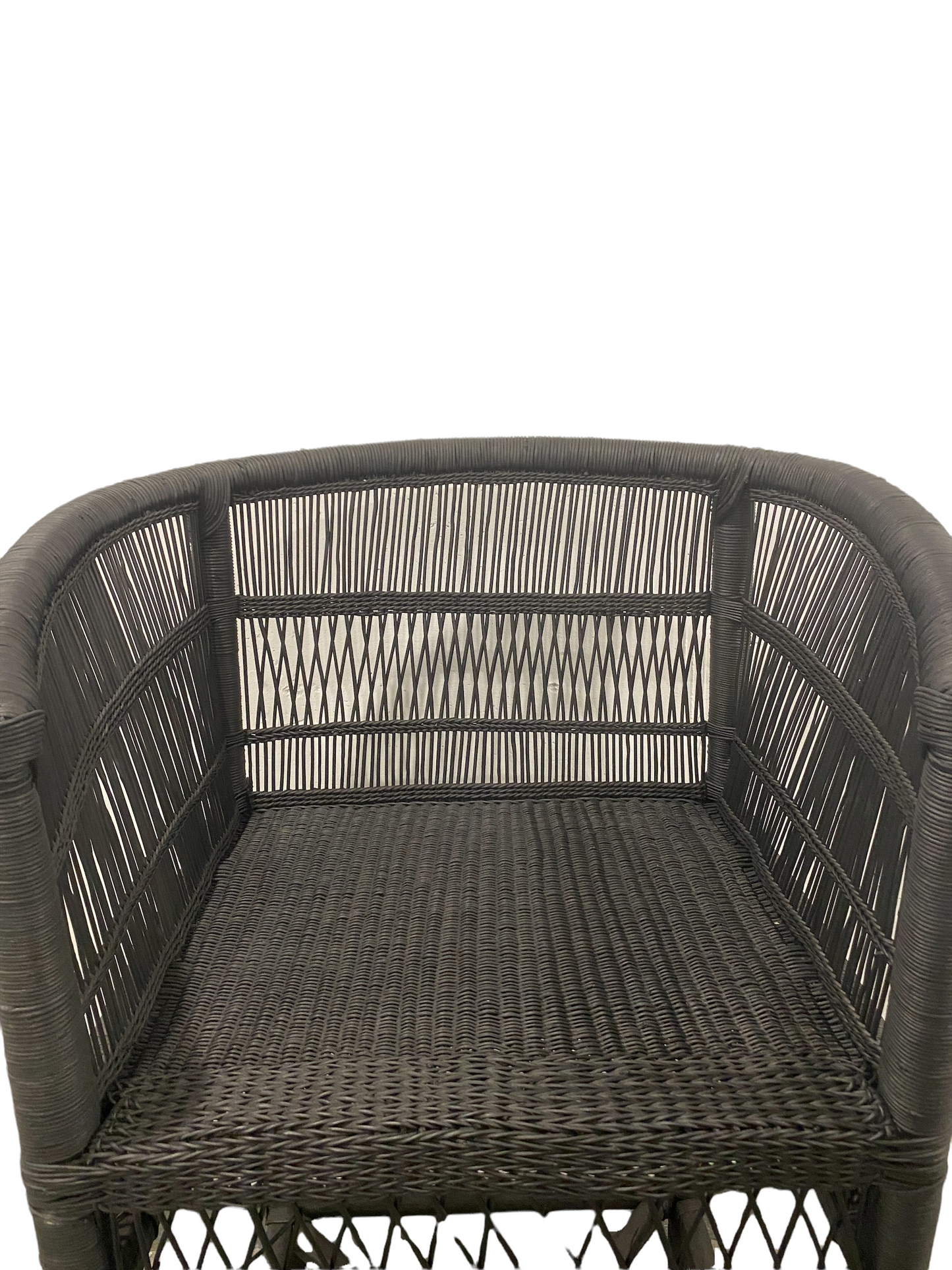 Malawi Bar Stool hand made - Matt Black