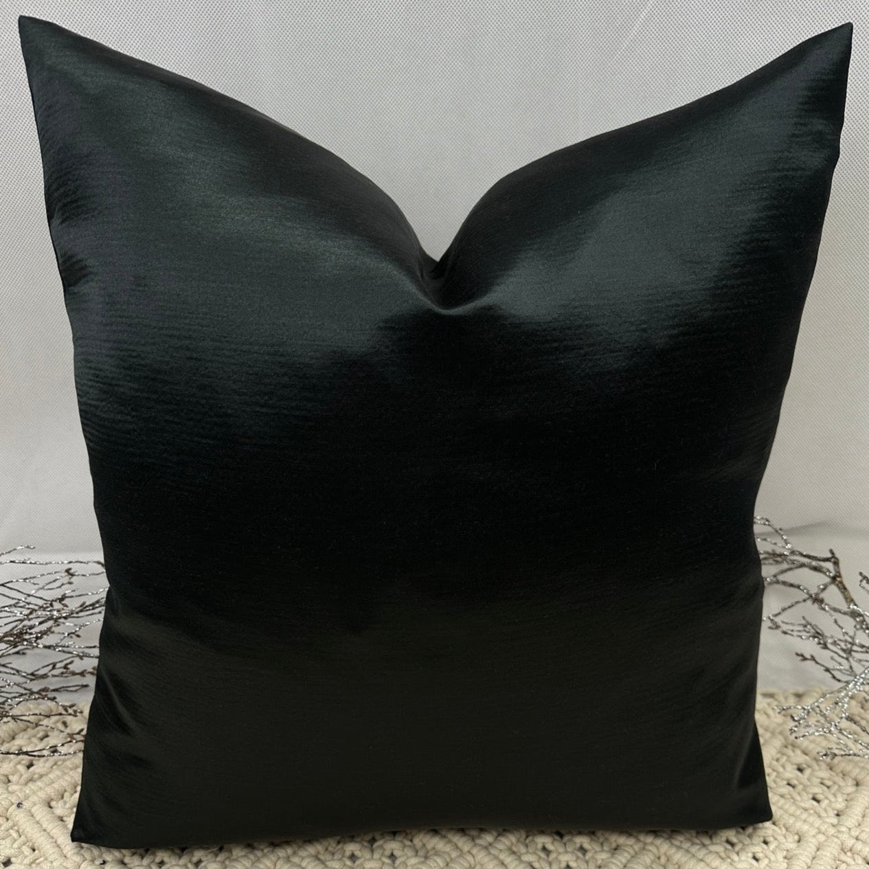 The Couture Cushion - The Black Laura - Style No. 145