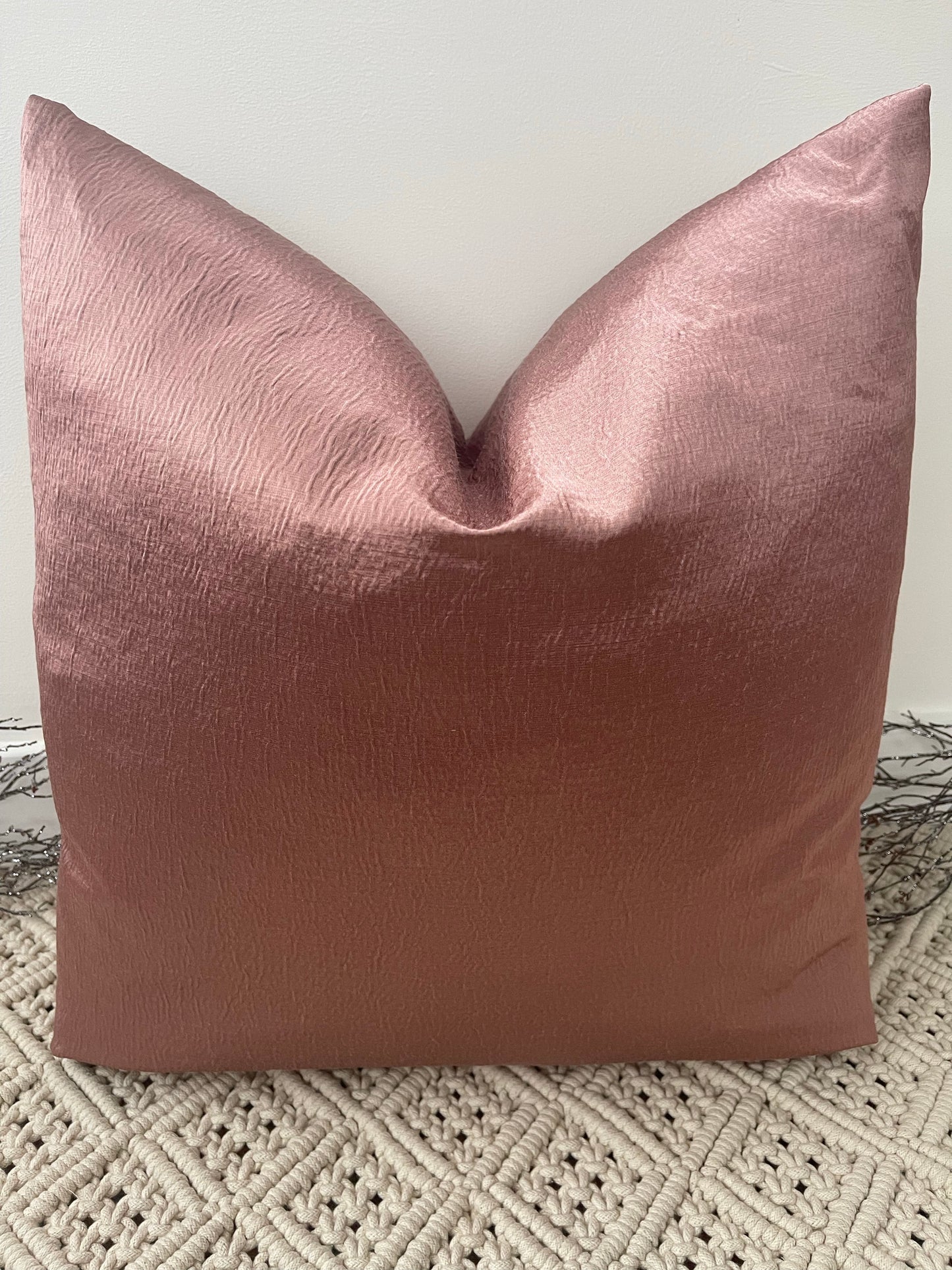 The Couture Cushion - The Dusty Pink Laura - Style No. 25