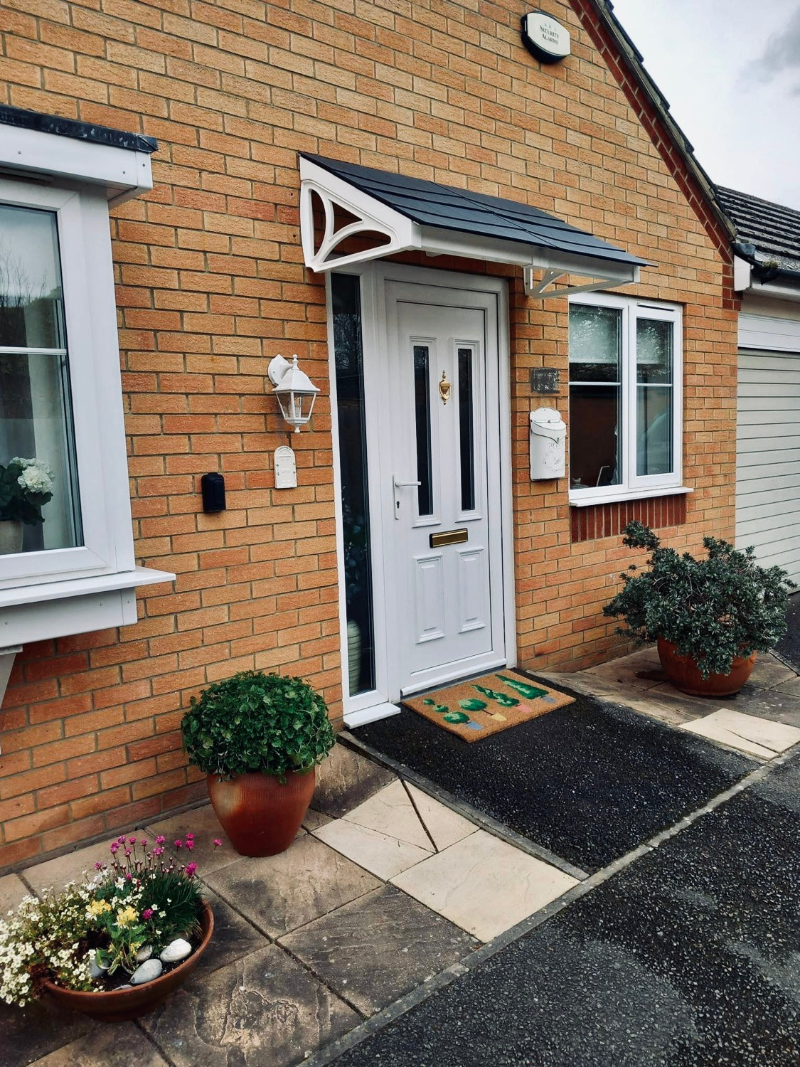 Cosgrove Lean-To Door Canopy - Flat Pack Porch Canopy