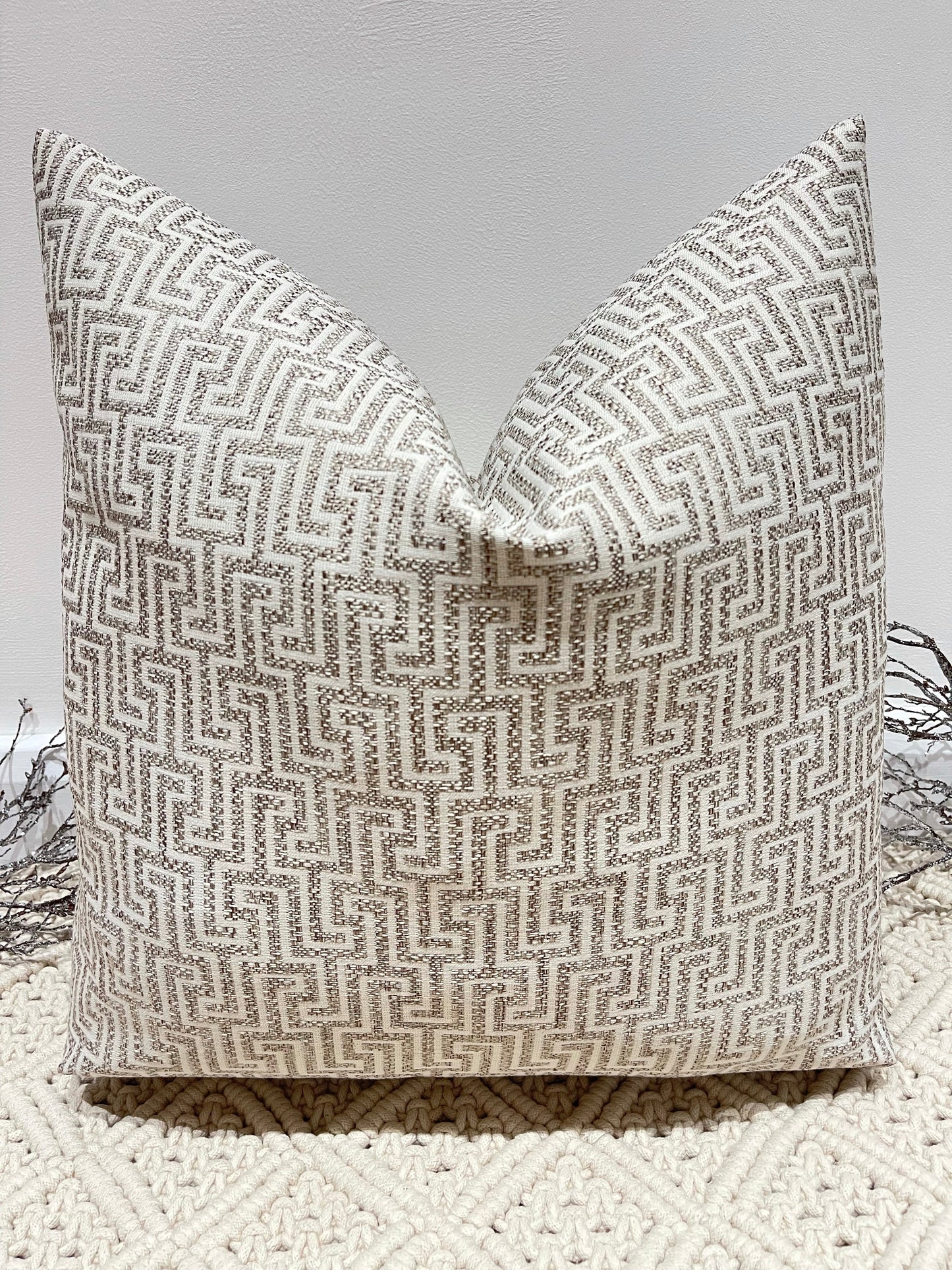 The Couture Cushion - The Taupe Mattox - Style No. 79