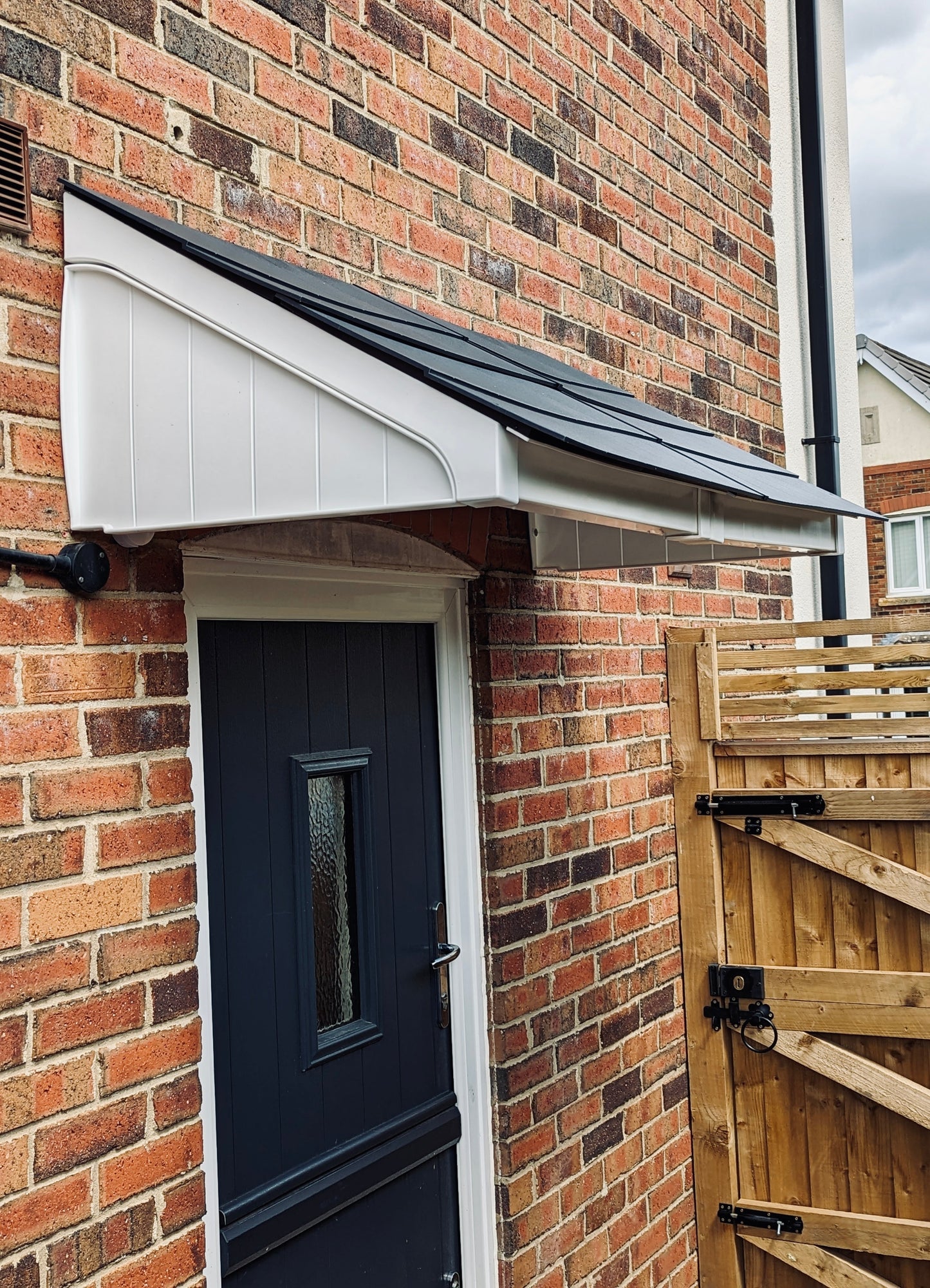Cransley Lean-To Door Canopy - Flat Pack Porch Canopy