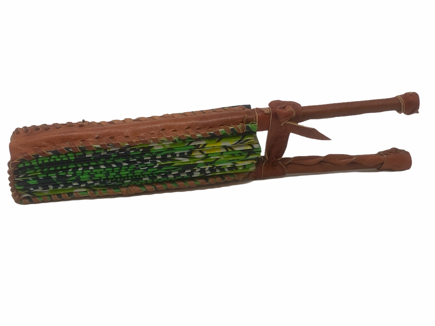 Ghana Fan - Leather fold up