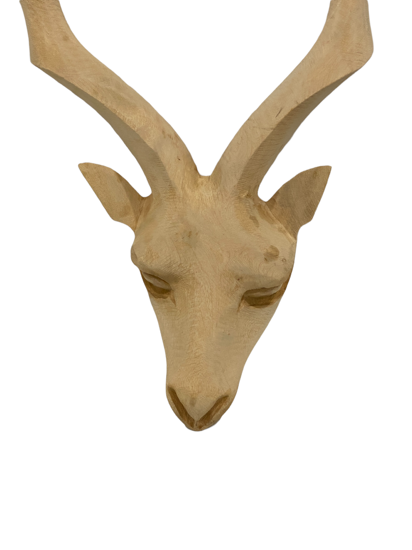 Swazi Hand carved Buck Head Kudu - (45) Large