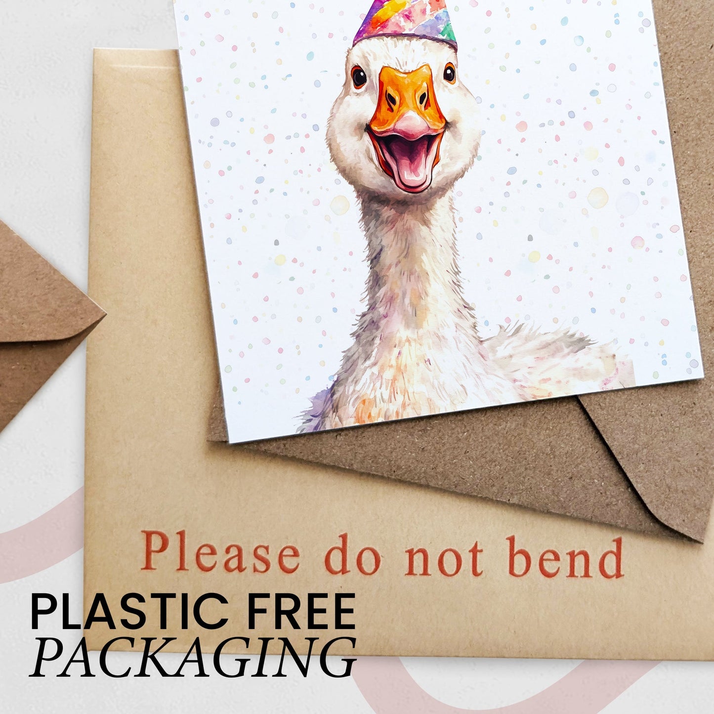 Birthday Card For Him or Her Of A Goose Illustration For Him or Her Birthday Gift