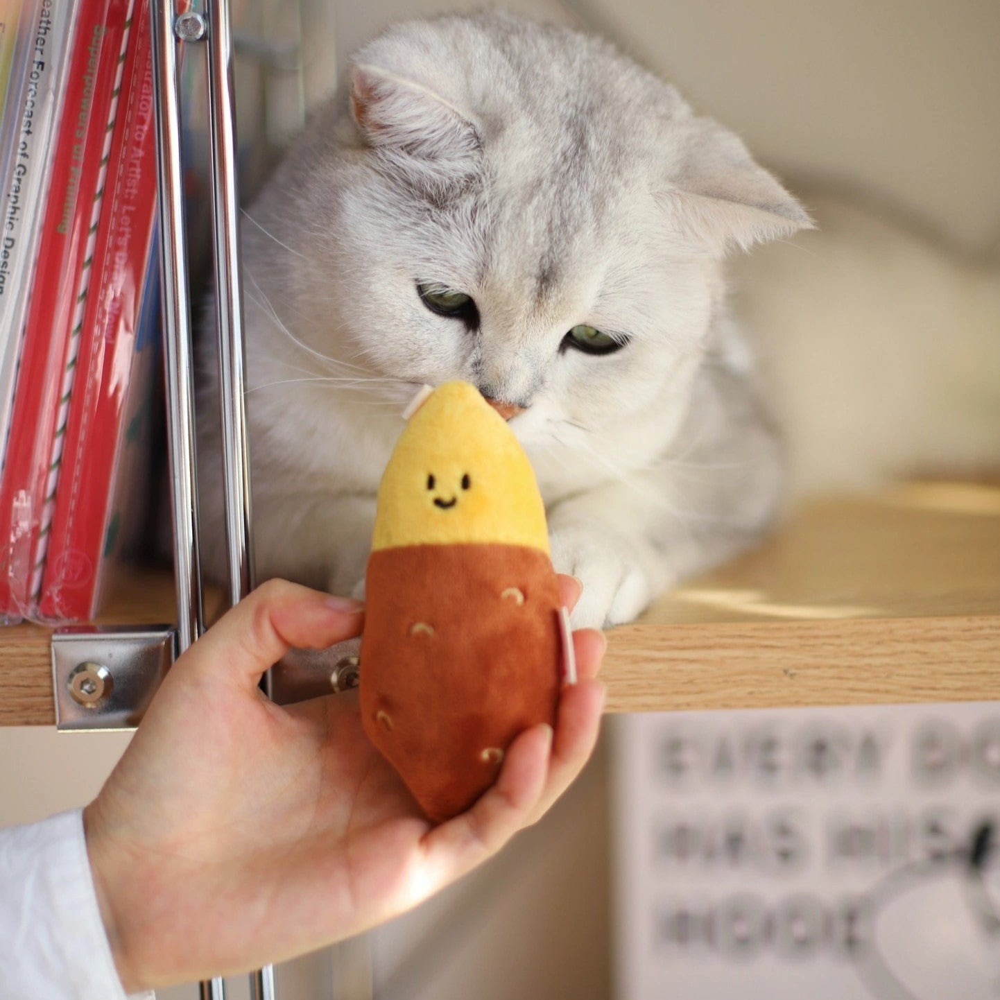 Daily White | Mini Sweet Potato Plush Charm