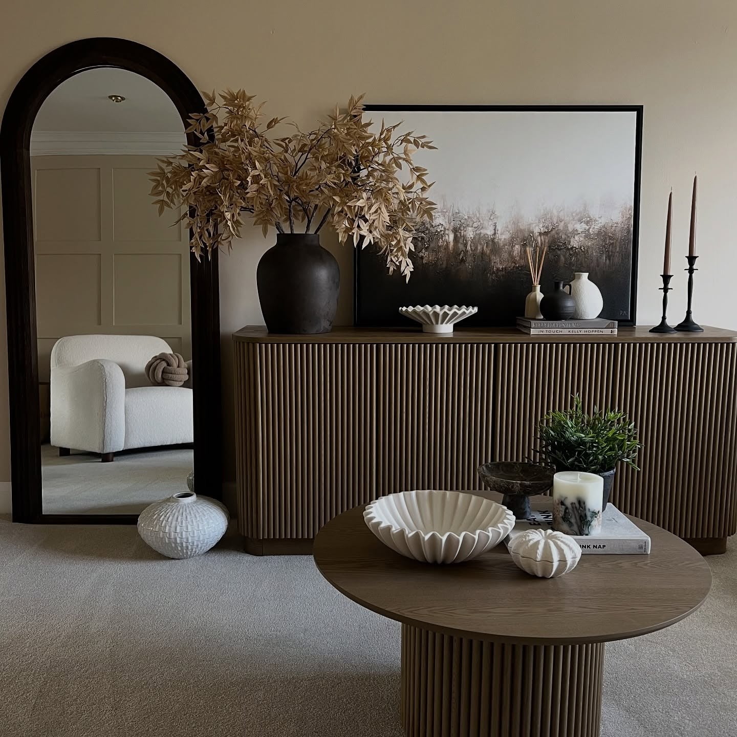 Rustica Landscape Framed Printed Canvas