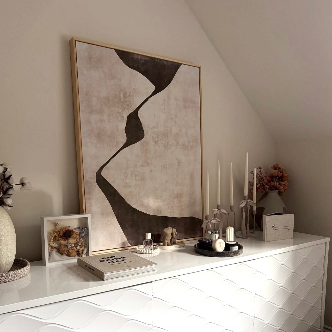 Gigi II Portrait Framed Printed Canvas