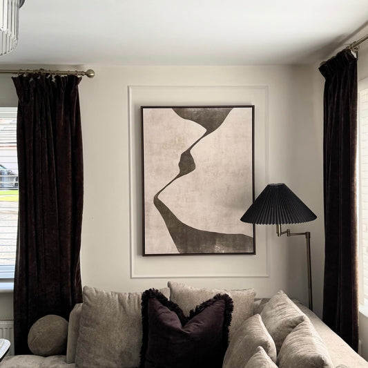 Gigi II Portrait Framed Printed Canvas