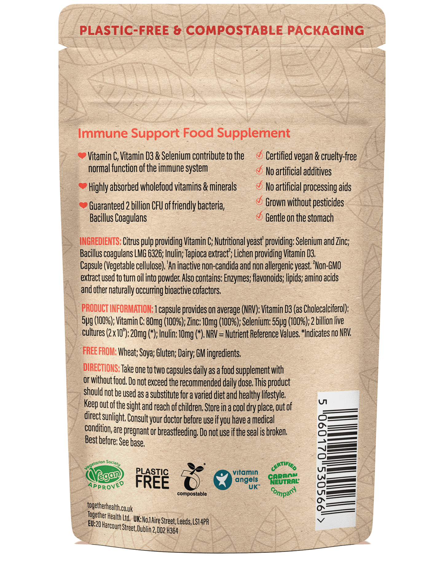 Immune – Vitamins for Immune System – 30 Capsules