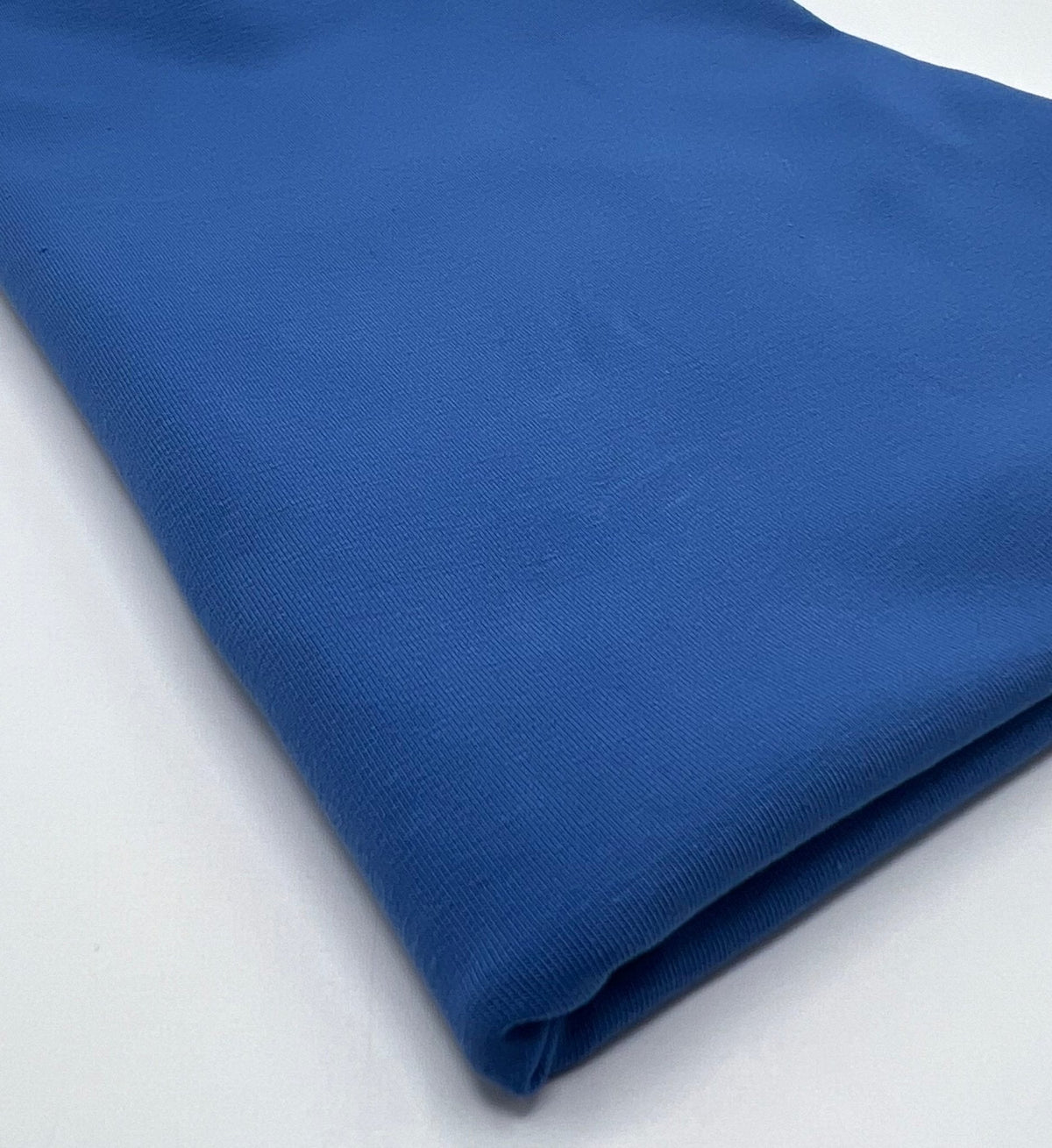 Indigo Cotton Stretch Jersey 240 GSM 92/8 Lycra 4 Way Stretch