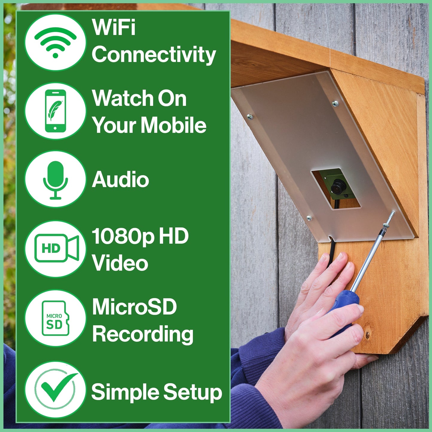 WiFi Bird Feeder HD Camera Pack