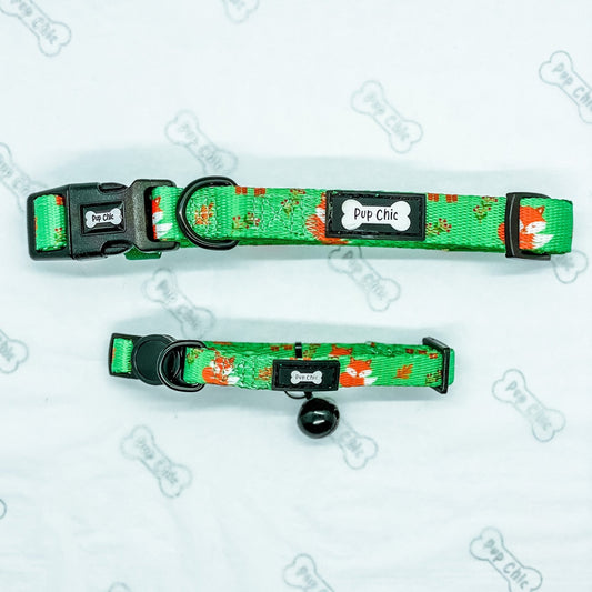 Inquisitive Fox Cat Collar